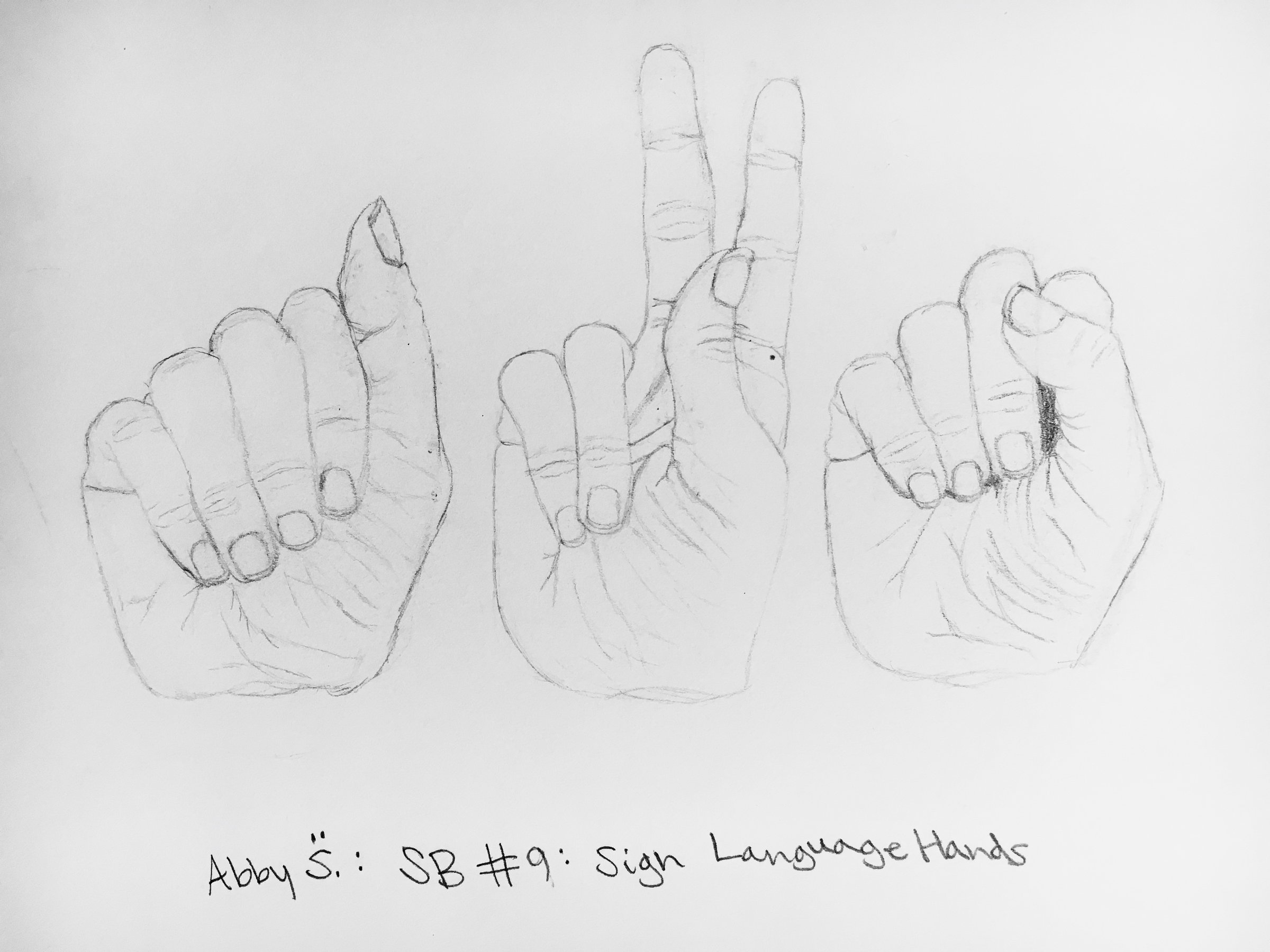 Sketchbook Drawing Assignments