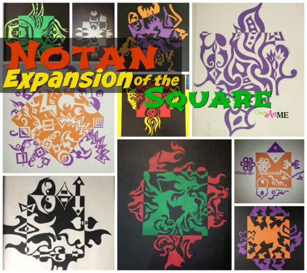 Notan Art Lesson (Positive & Negative Space) Create Art with ME