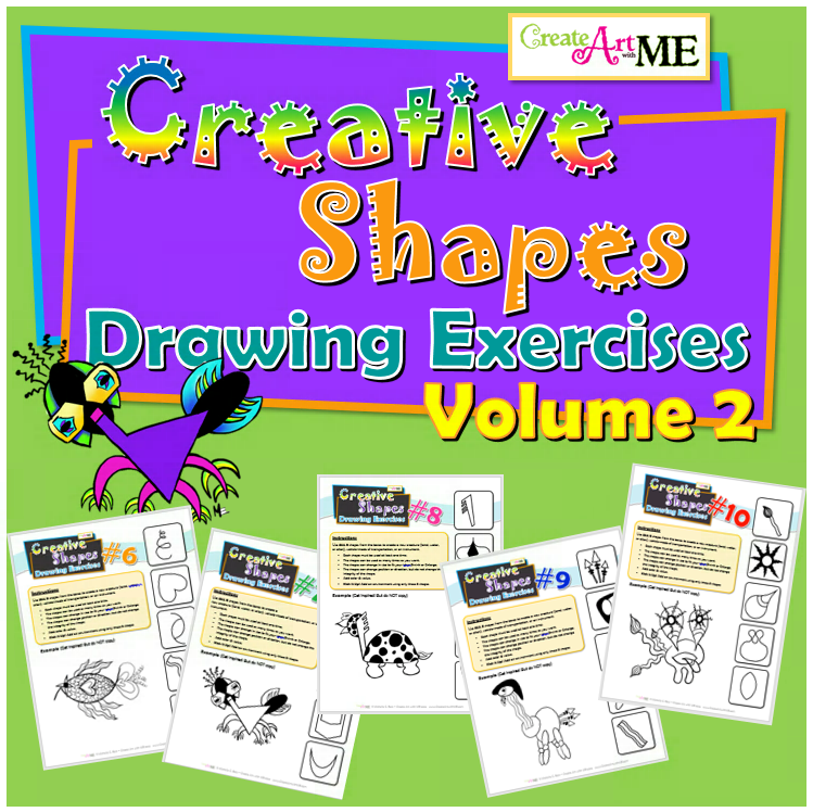 Creative Shapes Exercises Volume 2 - Create Art With ME