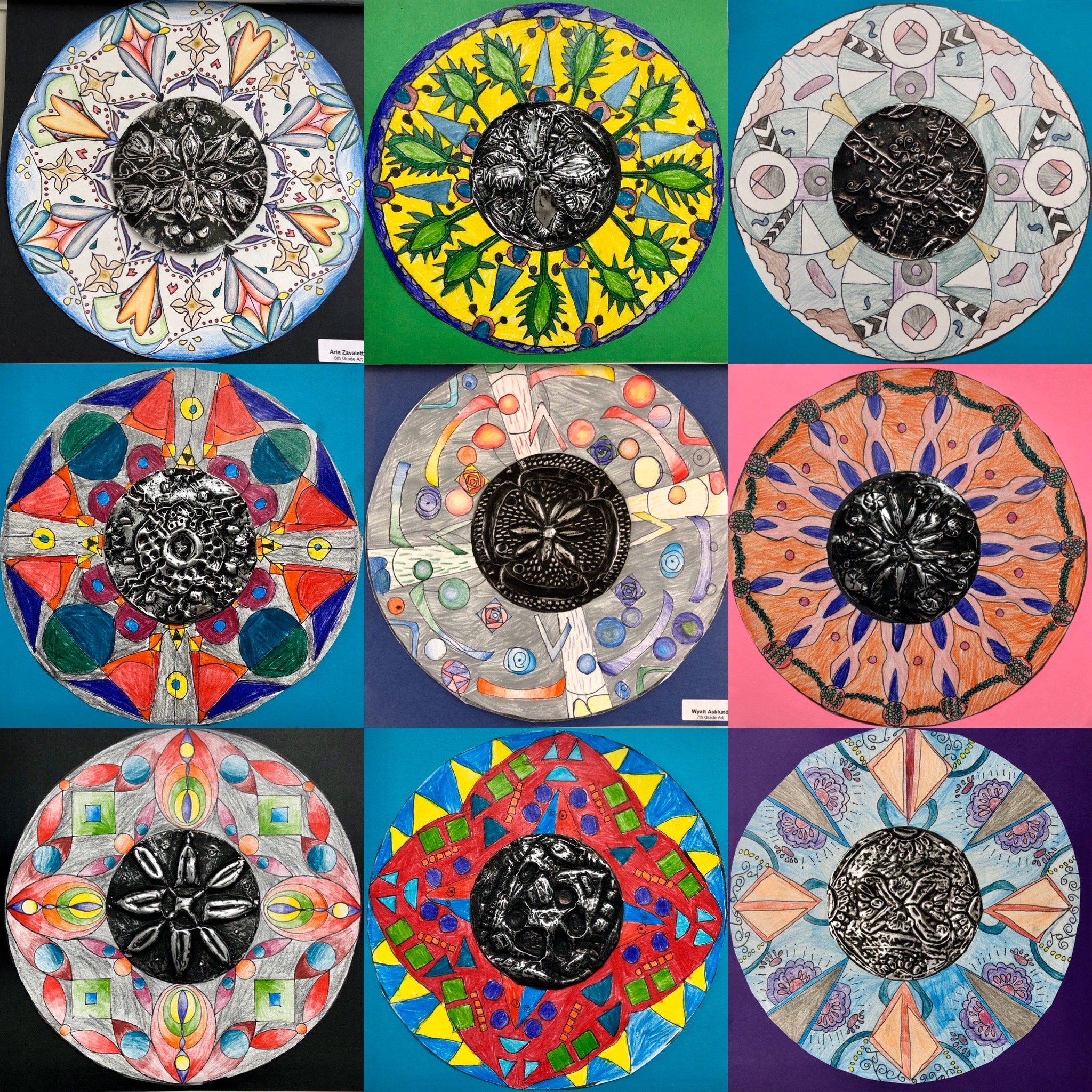 radial paintings